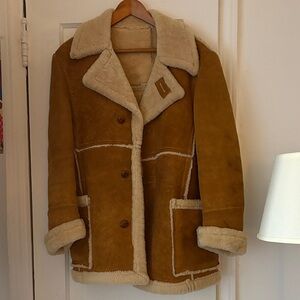 Unisex shearling winter coat